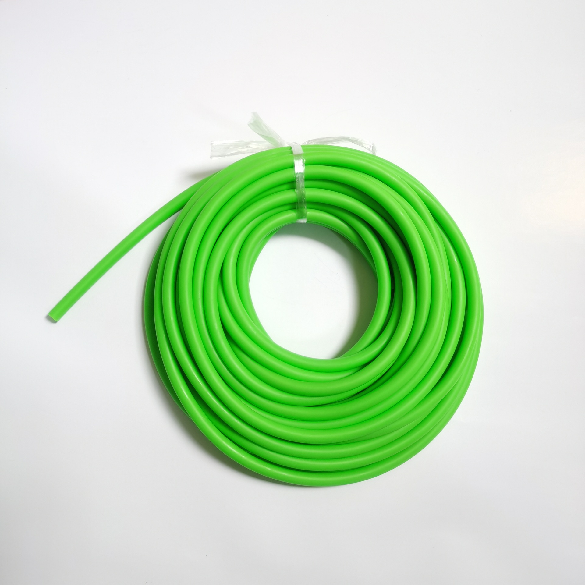 2040 fluorescent green 1636 hollow latex tube slingshot rubber band rebound fast power toy 1.6*3.6