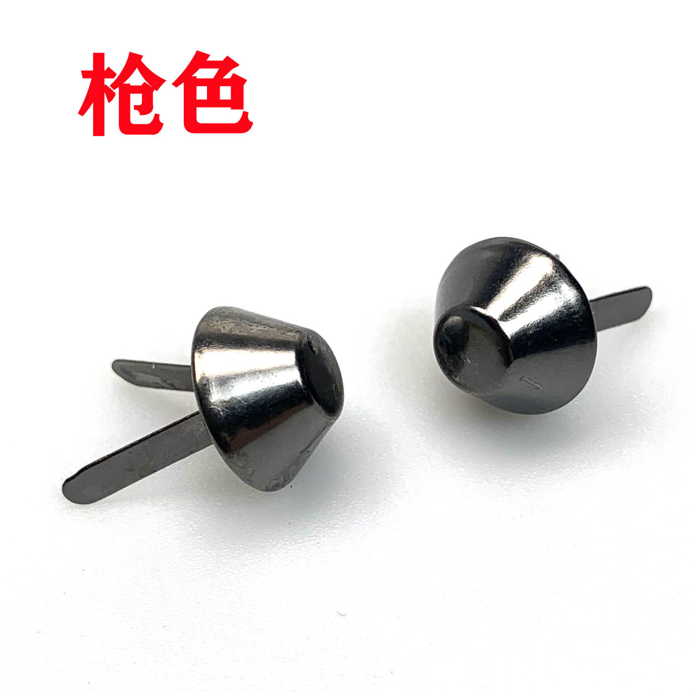 Foshan Supply Two-Legged Bucket Nails, Luggage Hardware Accessories, Handmade Gold Bag Base
