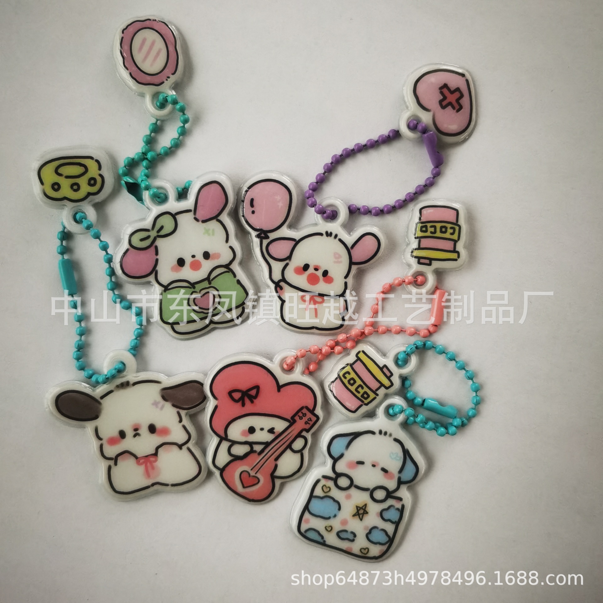 Индивидуальный лейбл на двойной стороне из ПВХ с горячей прессовкой и высоким частотным эффектом, ключ pendant для анимации, звезда, персонализация