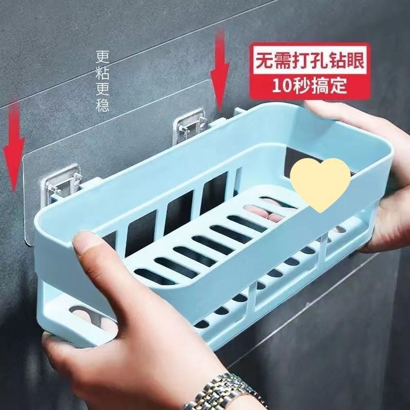 Настенная полка для хранения в ванной, коробка для мыла и туалетных принадлежностей