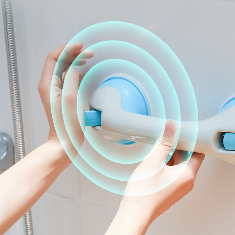 Wholesale TV bathroom armrest bathroom suction cup punch-free handle for the elderly children barrier-free safety handle
