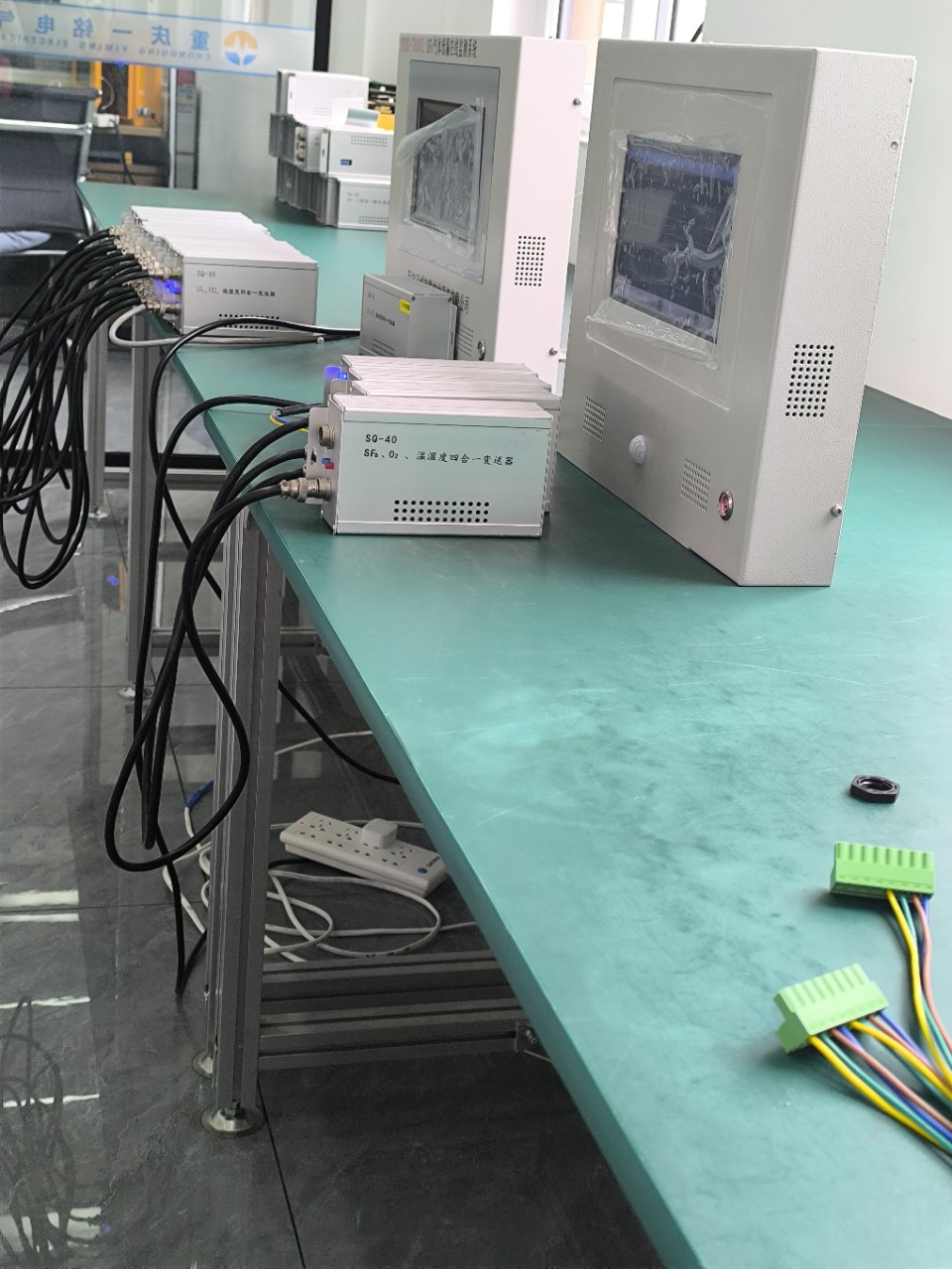 Sf6 Gas Leak Online Monitoring System in Switch Room of Power Distribution Room Six Fluoride Sulfur Gas Alarm System Sf6