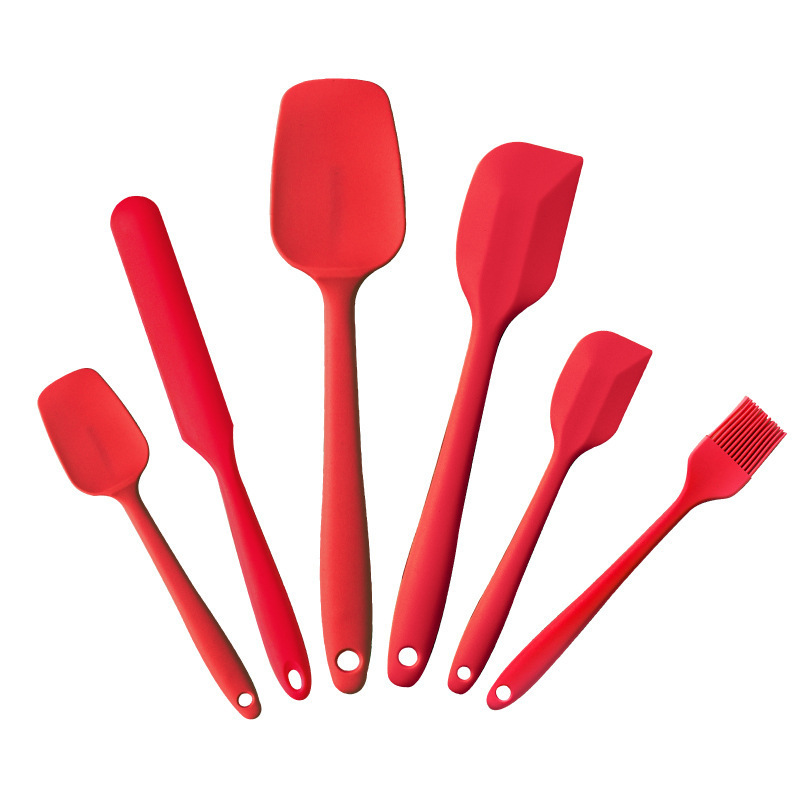 Factory in stock silicone spatula cream spatula cake oil brush silicone spatula mixing suit