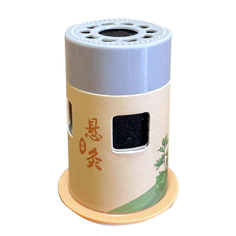 Moxibustion Box for Home Use with Upgraded Micro-Smoke Moxa Tubes, Moxa Sticks, and Moxa Rolls, Portable Moxibustion Jar with Adhesive Tape, Wholesale by Manufacturer