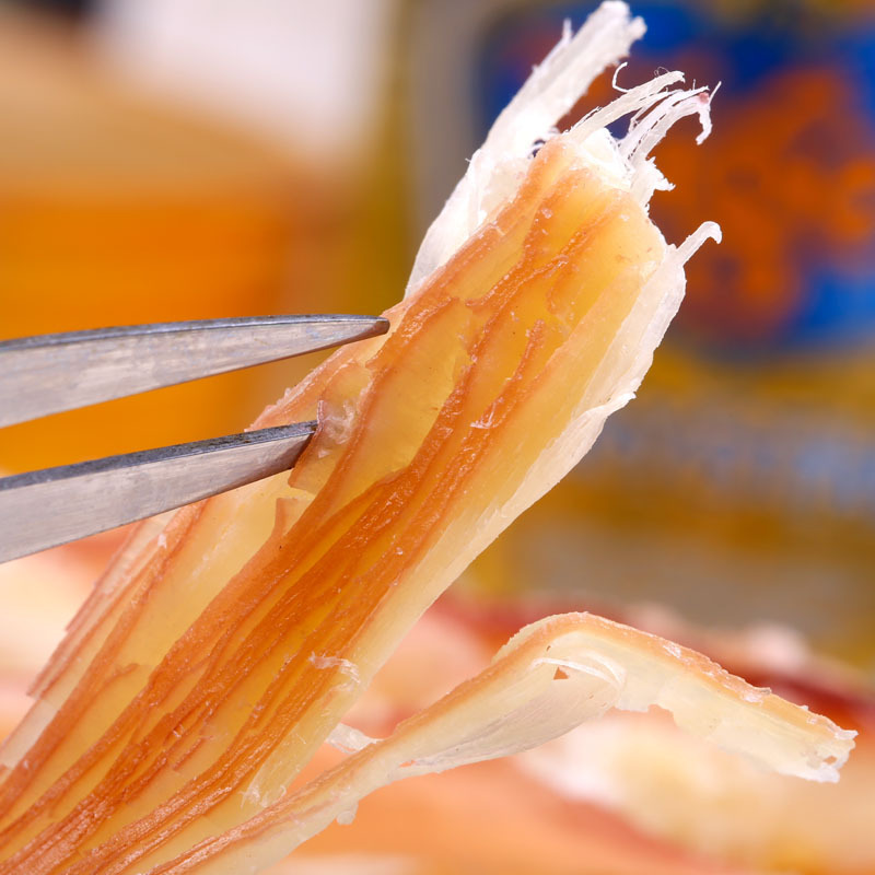 Herbal flavor shredded squid strip 80g box gauge 100 Packaging net red snack seafood squid instant snack bag