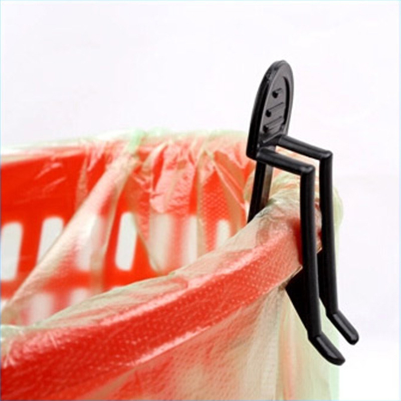 Creative Japanese-Style Household Trash Can Clip/Garbage Clip (2 Pieces) Garbage Bag Clip Garbage Bag Holder to Prevent Falling Off