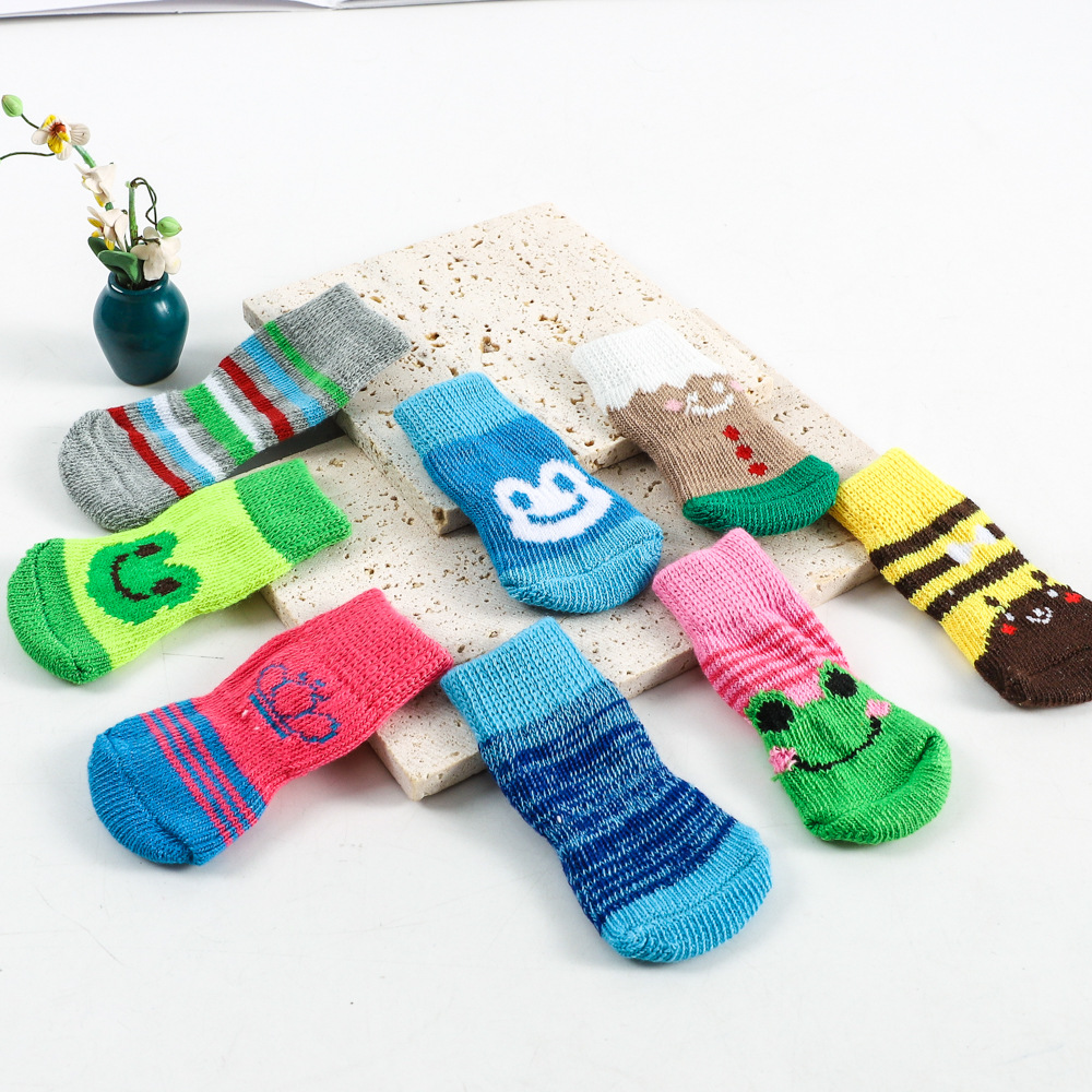 Pet Socks and Booties with High-Quality Non-Slip Soles, Dog Booties, Dog Socks, Teddy Dog, Corgi, Cat, Dog Shoes