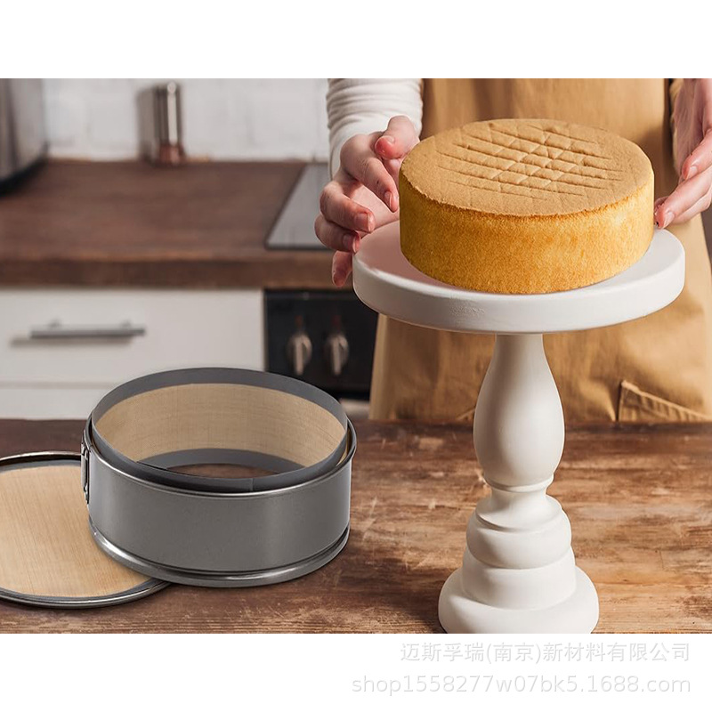 Springform Pan Long Silicone Baking Mat Dutch Split Oven Pot Mat Non-Stick Cake Liner Mat