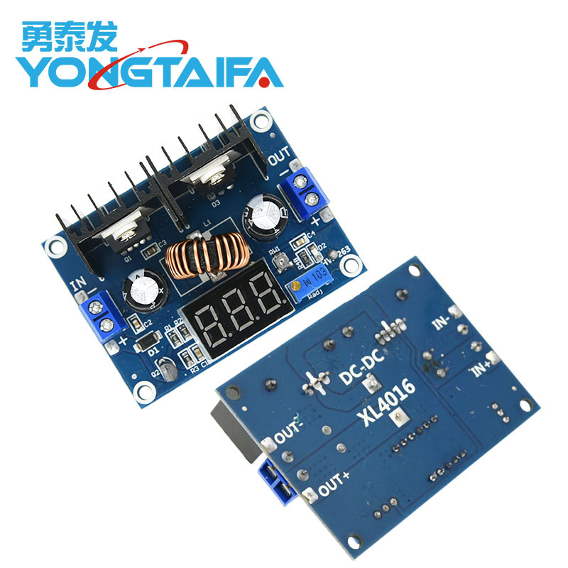 Dc-Dc Step-Down Module Xl4016E1 High Power/8A with Voltage Regulator/With Display/Dc Voltage Regulating Plate