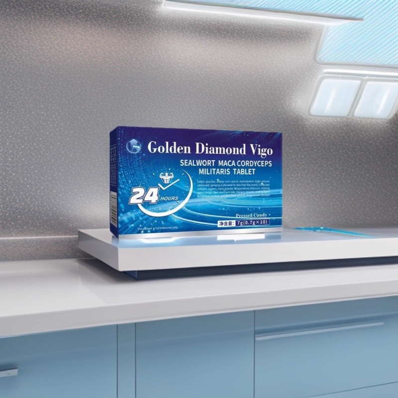 2025 New Small Blue Tablets for Men and Adults Nourishing Polygonatum Maca Cordyceps Militaris Tablets Ready for Wholesale Dropshipping