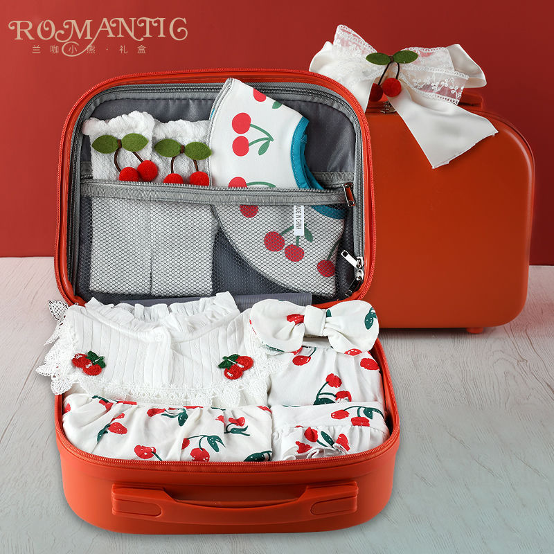 Baby Creative Gift Box Small Cherry Cute Set Girl Full Moon Baby 100Th Birthday Gift
