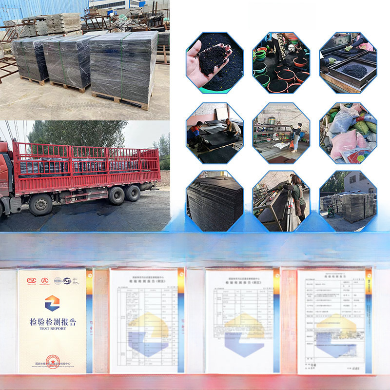 Gym Rubber Mat Full Fine Strength Zone Mat Shock Absorption Sound Insulation Rubber Mat Gym Mat