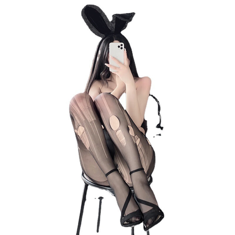 Mai cola hand tear socks disposable black stockings easy tear mood pantyhose black silk legs sexy stockings wholesale