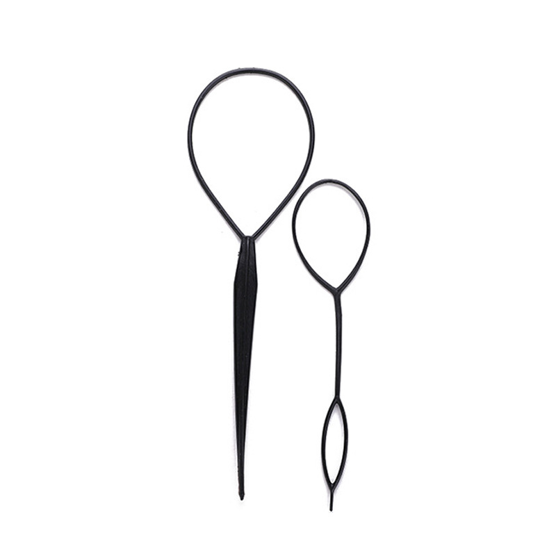 Adult Children's Hair Tie Artifact Female Coiling Hair Pull Hair Braiding Tool Flower Bud Ball Head Hair Pull Needle Hair Needle