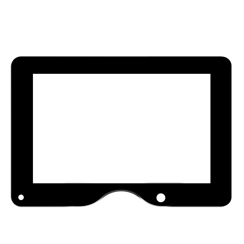 Source Manufacturer Tempered Glass Panel Water Heater Electromagnetic Rate Black Glass Smart Touch Screen Panel Customization