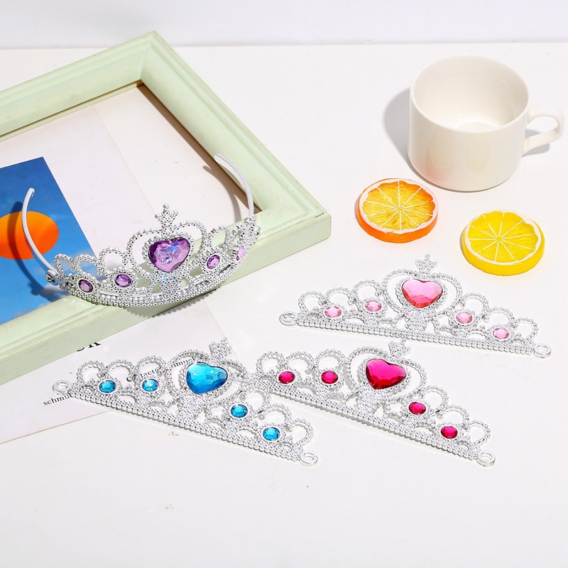 Spot factory direct children's Frozen Crown Magic Wand Princess Aisha Crown Stage Performance Set