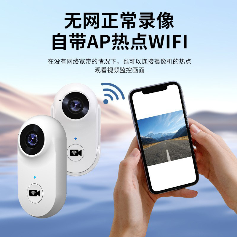 Wifi Thumb Camera Hd Sports Recorder Sports Camera Motorcycle Cycling Car Video Recorder Pet Camera
