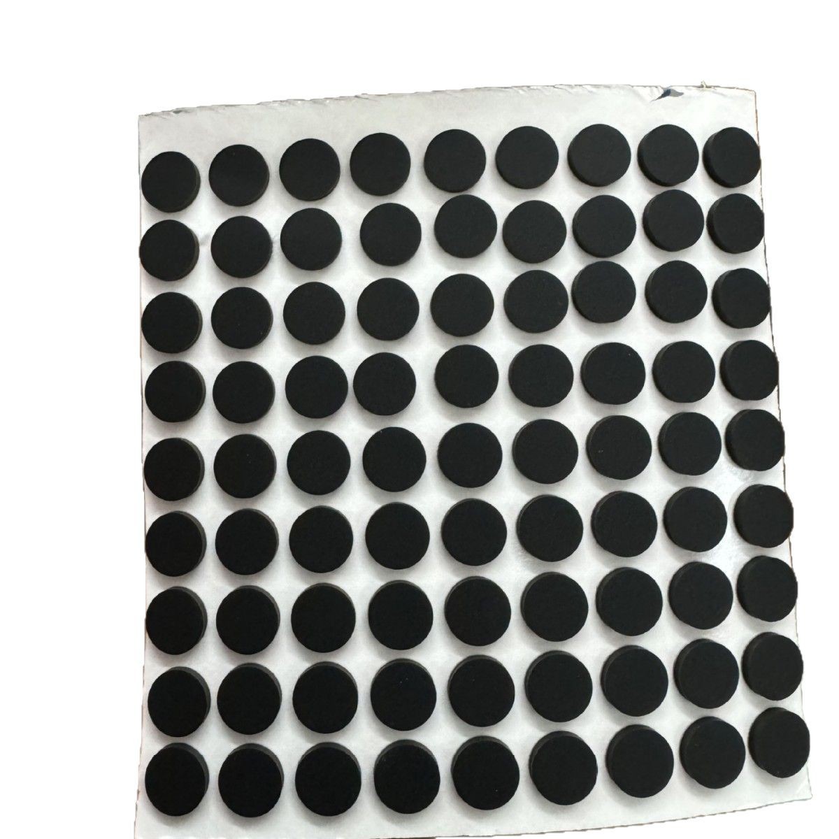 Manufacturer Sells Black and White Round Square Silicone Foot Pads Plastic Bracket Base Gasket