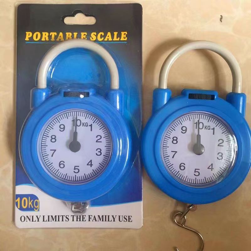 Manufacturer Wholesale Satchel Iron Hook Household Satchel Scale Mechanical Scale Fish Scale Express Scale Travel Spring Scale