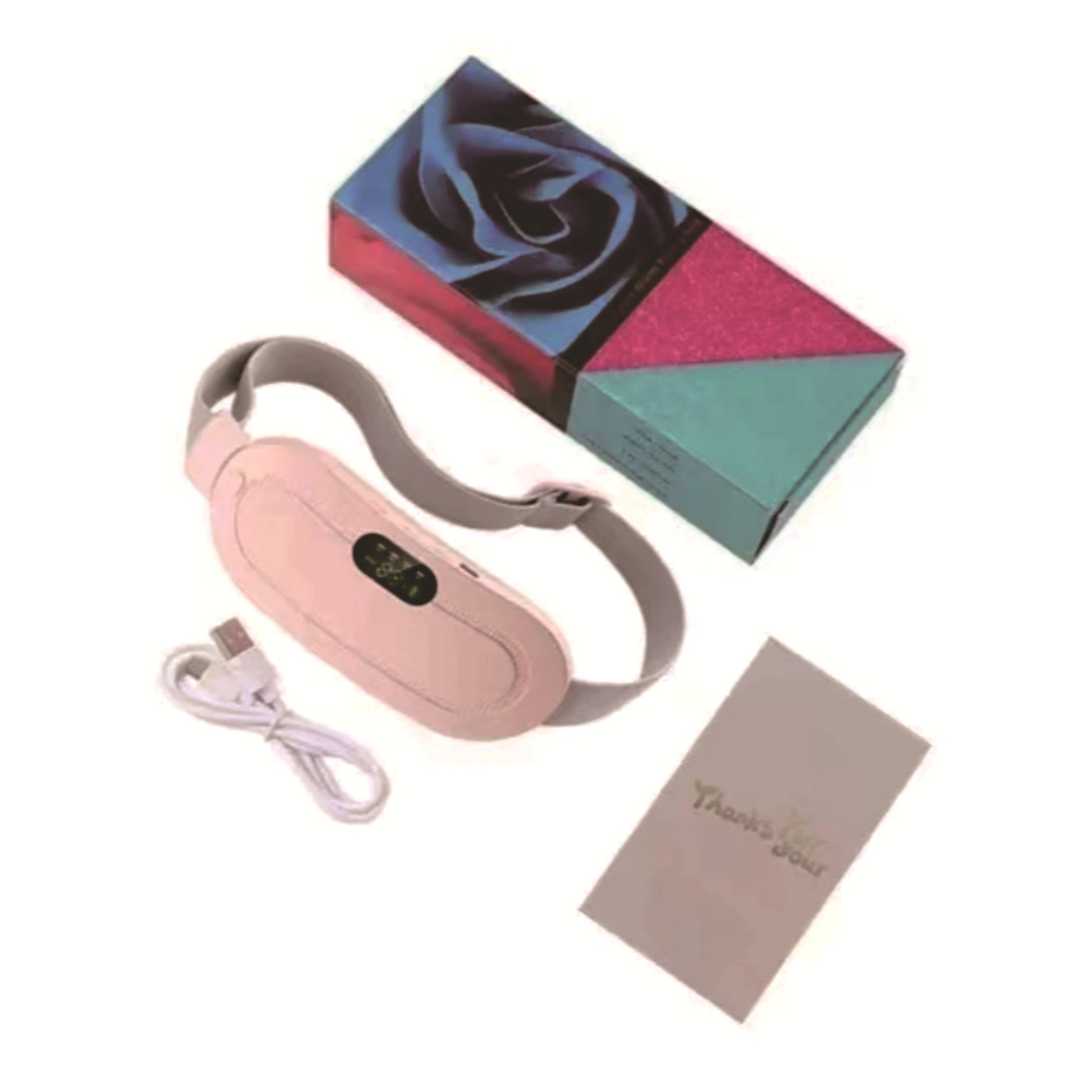 Cross-Border Hot Compress Massage Warm Palace Belt New Product Warm Palace Belt Heated Warm Palace Treasure Aunt Artifact