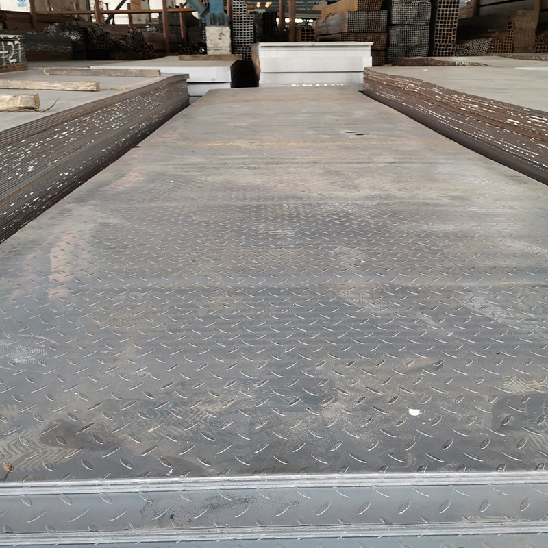 Foshan Steel Plate Patterned Plate Container Steel Plate Q235B Steel Plate Galvanized Patterned Plate Hot Rolled Steel Plate Welding