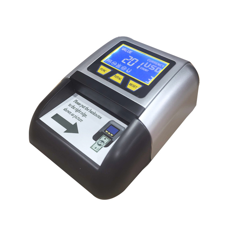 Small Handheld Portable Dollar and Euro Foreign Currency Detector with Built-In Lithium Battery Multi-Country Currency Detector to Detect Authenticity