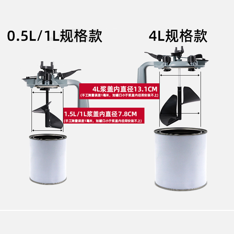 Auto Supplies Paint Special Mixer Color Master Color Mixing Tool Edge Sealing Cover Sanhua Paint Mixing Slurry Cover
