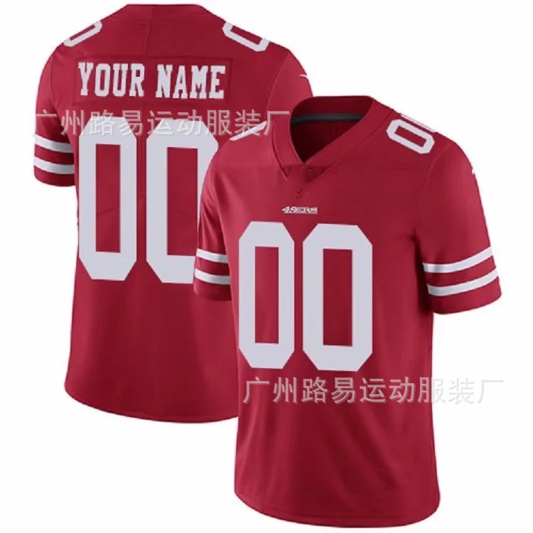 Support Customization/Made N/F/L Rugby Jersey Embroider Personalized Customization/Made Jersey Can Also Be Made into Large Quantity