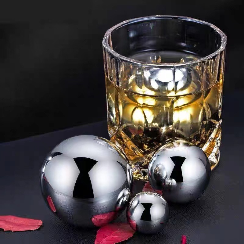 Ball 304 Stainless Steel Ice Cube Wine Ice Grain Whiskey Ice Grain Ice Wine Stone Whiskey Wine Ice Wine Stone