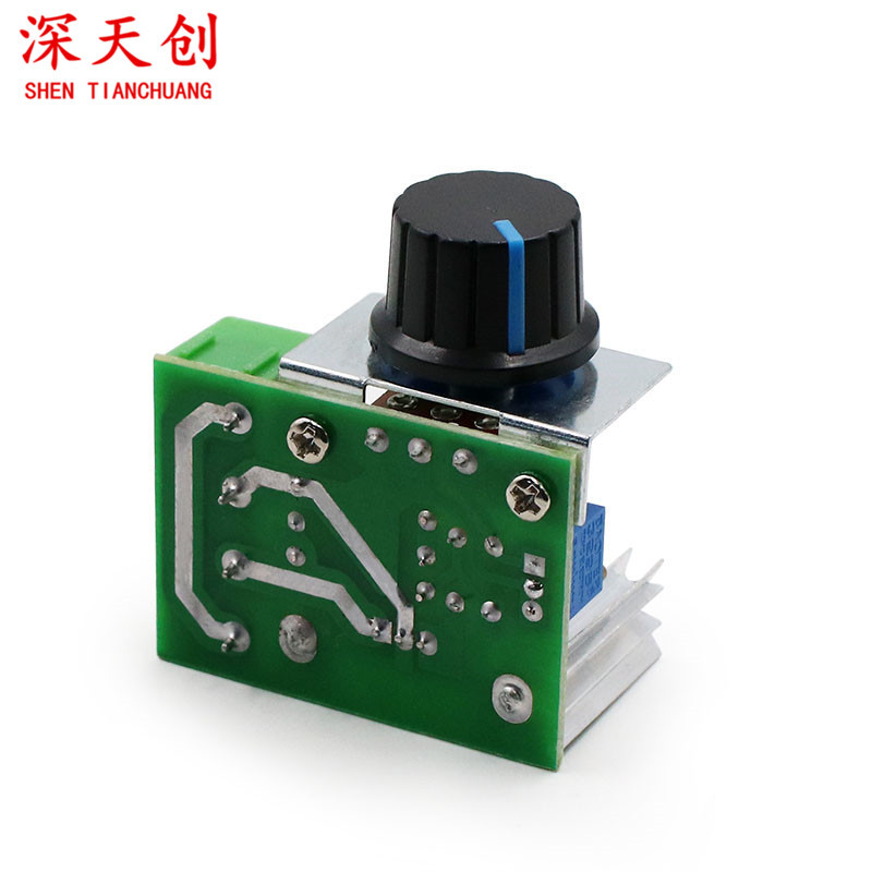 2000W controlled silicon high-power electronic voltage regulator, dimming, speed regulation, temperature regulation