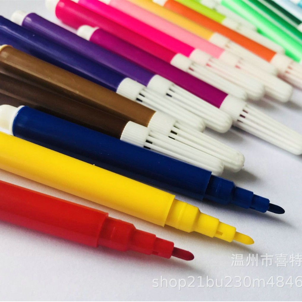 Factory wholesale 101 washable mini watercolor pen (sample available) children's painting color brush graffiti brush