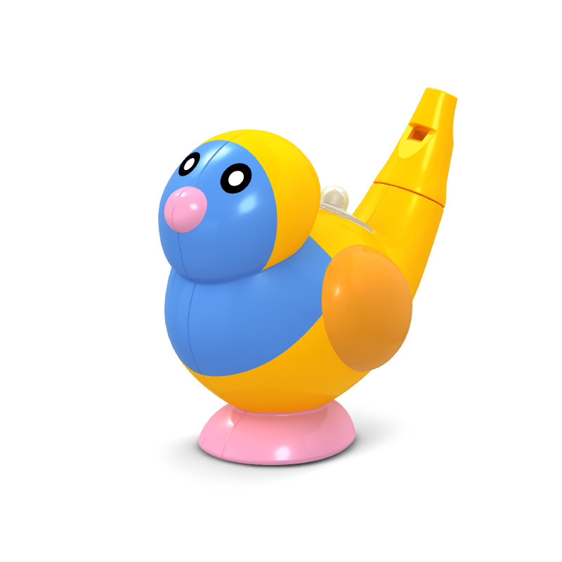 Cross-Border Exclusive Cartoon Water Bird Whistle Children's Oral Muscle Pronunciation Trainer with Water Harmonica Trumpet Bird Calling Water Whistle