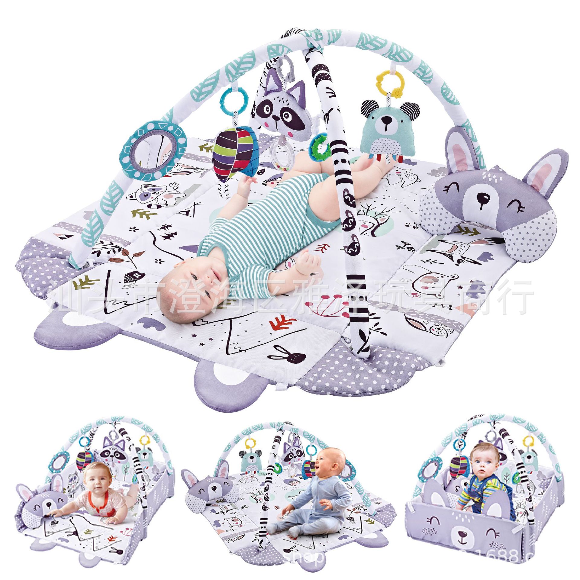 Готовый к отправке через границу детский бассейн с мячами, фитнес-мат для ползания, подарок для новорожденного