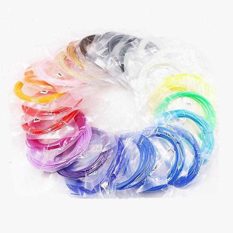 PLA Consumables Tie/Vacuum 3D Printing Material 10 m Consumables 1.75mm PLA Printing Wire Eco-Friendly