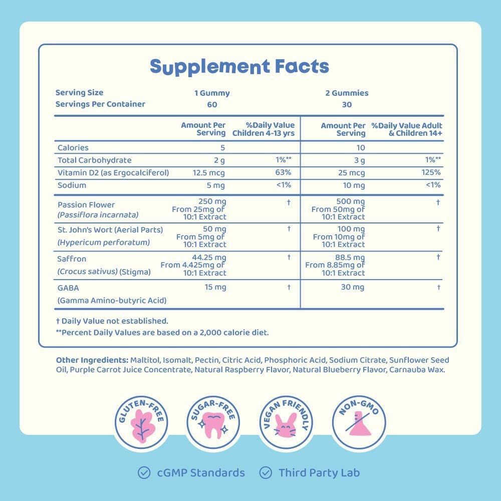 In-Stock Cross-Border Popular Saffron Genius Gummy 60 Pieces