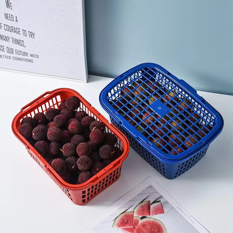Fruit Basket Wholesale Manufacturer 0.5-6kg Mulberry and Bayberry Portable Basket Picking Basket Grape and Strawberry Basket Plastic Basket