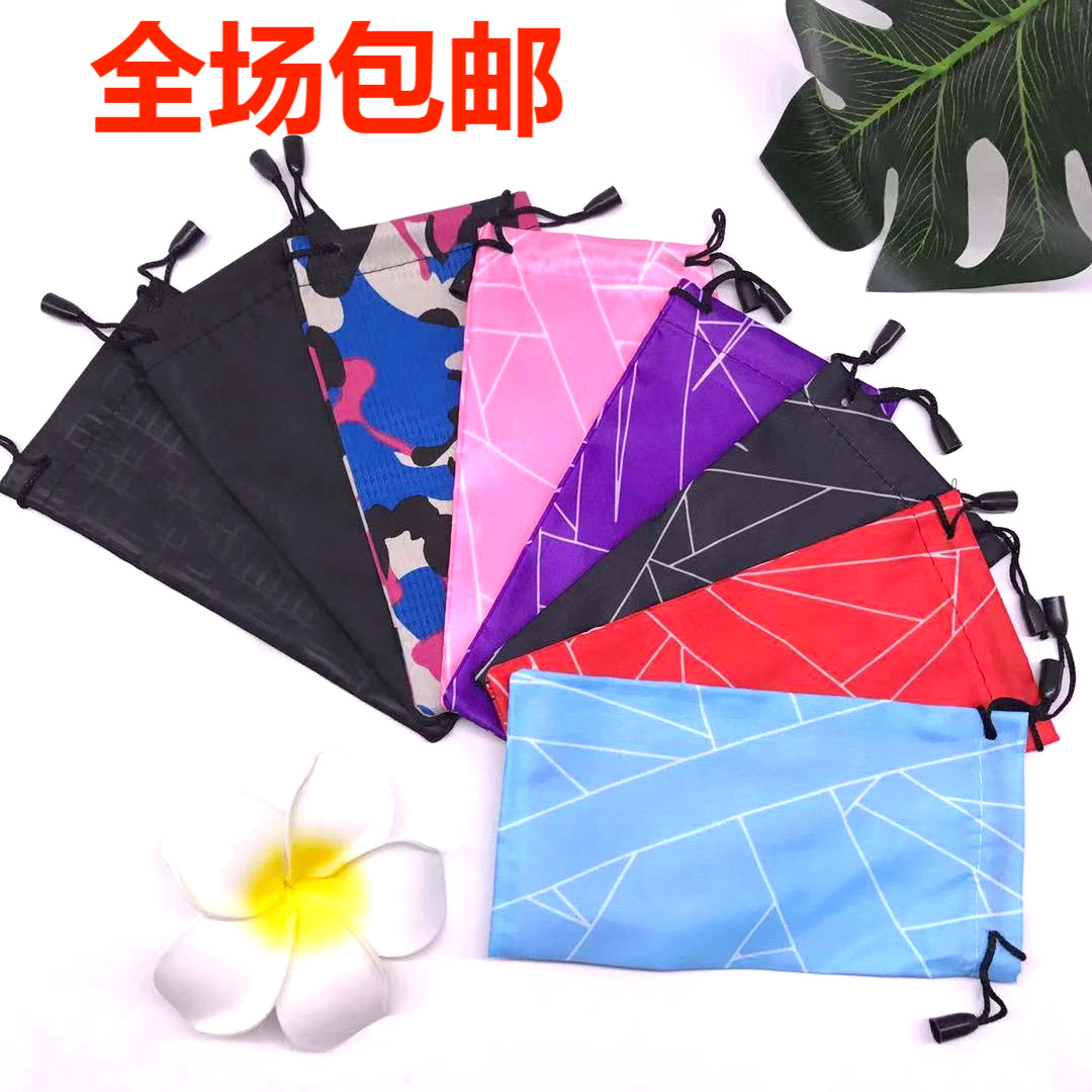 Новая сумка для солнцезащитных очков черного цвета с печатью логотипа, оптовая продажа