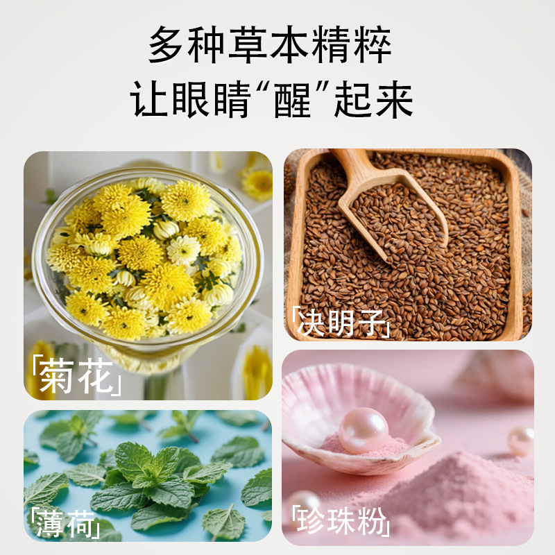 Wancaofu Bulk Eye Youth Eye Protection Patch Cold Patch Youth Middle-Aged and Elderly Eye Patch Cold Compress Eye Patch