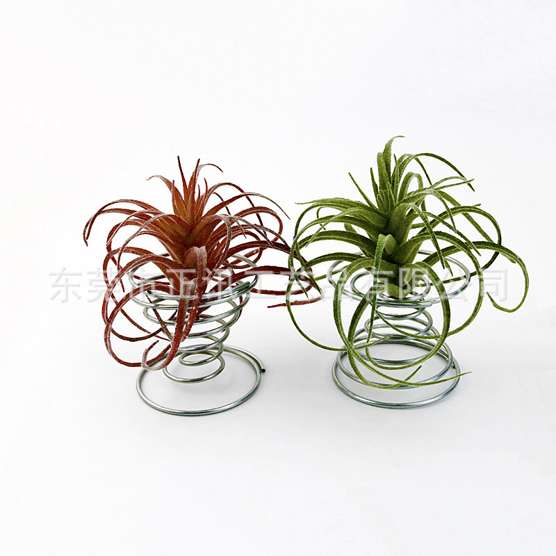 Air Pineapple Plant Cement Flower Pot Creative Stand Flower Stand Accessories Base Desktop Small Flower Pot Beauty Egg Style