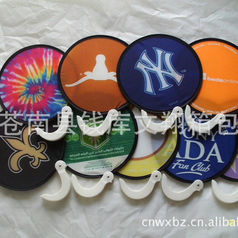 Нейлоновый складной рекламный вентилятор UFO, подарок, вентилятор-фрисби, бесплатный дизайн, печатный логотип