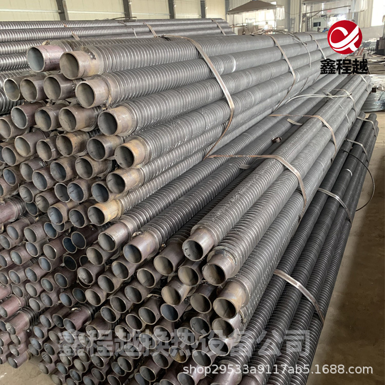 High frequency welding spiral finned tube radiator 89 greenhouse hot dip galvanized winding round wing finned tube radiator specifications