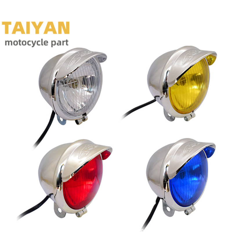 Motorcycle Modified fog light suitable for Harley Prince side light GN125 mausoleum Prince cruise car front fog light