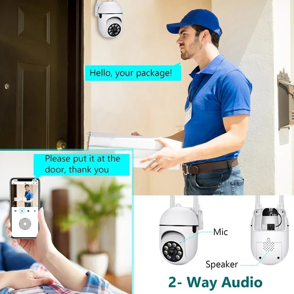 Cross-Border Popular Wireless Camera Hd Mobile Phone Remote Monitor Home Wifi Home Network Camera