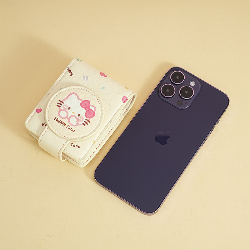 New Lipstick Bag with Mirror, Mini, Compact, Fashionable, Portable, for Touch-Up, Travel, Simple and Exquisite Cosmetic Bag