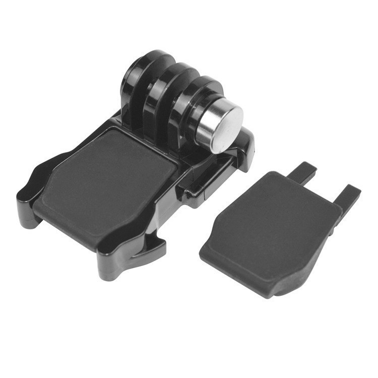 Black Knight Action Camera Accessories Suitable for Gopro13 Chest Strap Small Helmet Base Silicone Pad Movable Base