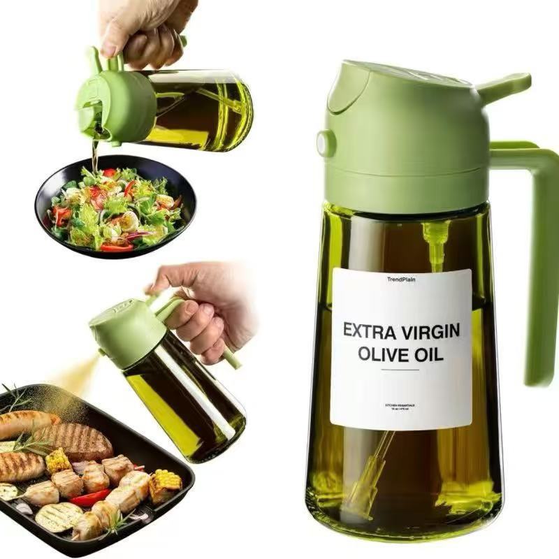 Amazon Specializes in Spray-Type Light-Blocking Oil Spray Bottles, Which Are Dual-Purpose Glass Oil Bottles and Olive Oil Sprayers