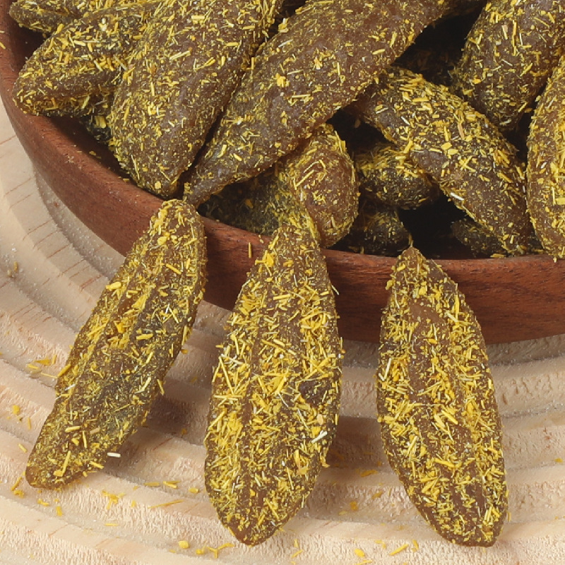 Jiuzhi Licorice Olive Strips 500g Bagged Cored Olive Meat Candied Appetizer Ready-To-Eat Specialty Dried Fruit Snacks