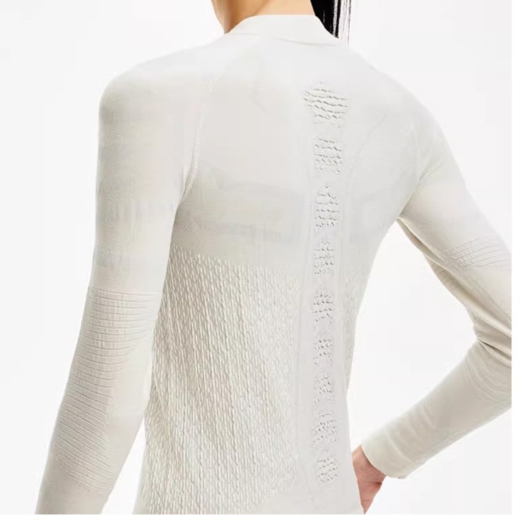 Sports Outdoor Merino Wool Long-Sleeved Hiking and Mountaineering Thermal Sweat-Wicking Close-Fitting Layer Ski Functional Thermal Underwear