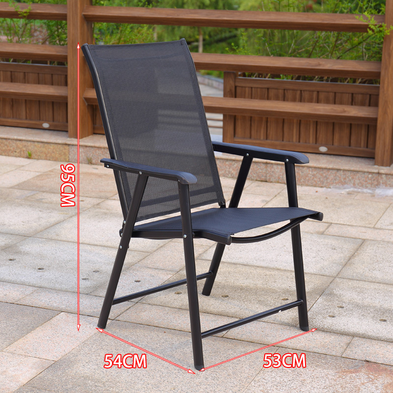 Outdoor Imitation Rattan Chair Balcony Heap Table and Chair Courtyard Outdoor Iron Coffee Milk Tea Shop Stool Leisure Chair Outdoor