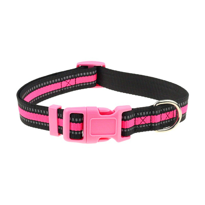 Pet Dog Nylon Reflective Collar Christmas Training Puppy Cat Collar Neck Collar Pet Supplies Wholesale